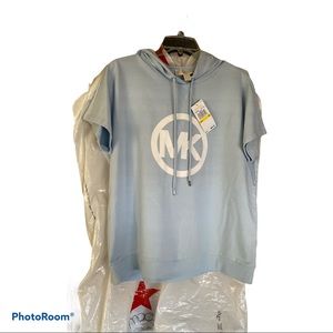 MICHAEL KORS LADIES LOGO HOODIE TEE